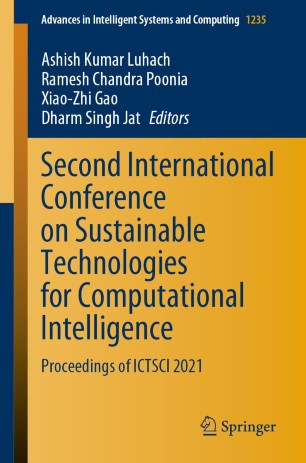 International Conference on Sustainable Technologies for Computational Intelligence (ICAICR-2021)